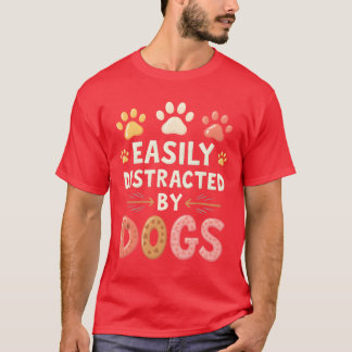 Enkelt utspridd av Hundar familjejul T Shirt