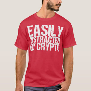Enkelt utspridd av krypto t shirt