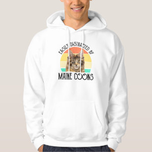 Enkelt utspridd av maine Coons Hoodie