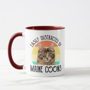 Enkelt utspridd av maine Coons Mugg