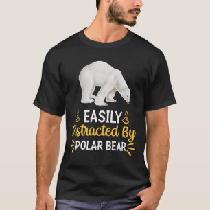 Enkelt utspridd av polar björn t shirt