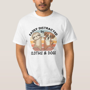 Enkelt utspridd av slottider och Hundar T Shirt