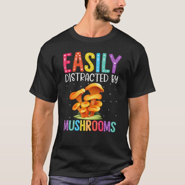 Enkelt utspridd av svampar t shirt (Framsida)