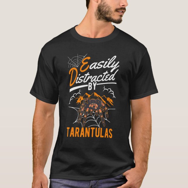 Enkelt utspridd av Tarantulas T Shirt (Framsida)
