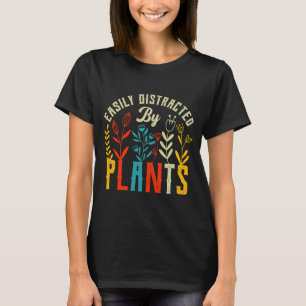 Enkelt utspridda växter Roligt Vegan T Shirt