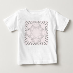 Enkelt, vackert fantastisk, vit mönster-design t shirt