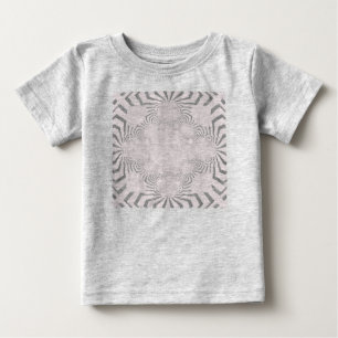Enkelt, vackert fantastisk, vit mönster-design tee shirt