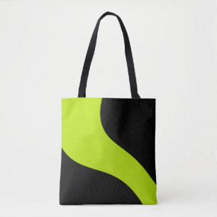 Enkelt Vågar i Lime Green Tygkasse