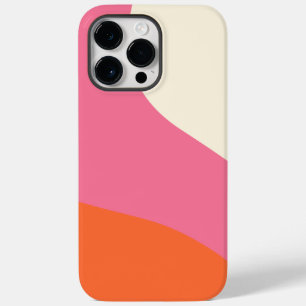 Enkelt Vågar - Rosa, Orange och grädde