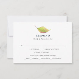 Enkelt val av maron och Greenery Meal OSA Kort