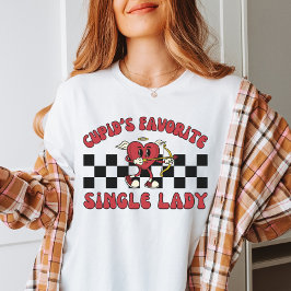 Enkelt Valentines day, cupider favorite Single Dam T Shirt