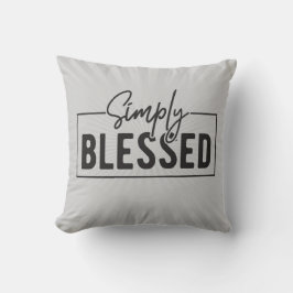 Enkelt välsignad Faith-baserad decor Dekorativ kud Kudde