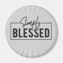 Enkelt välsignad Faith-baserad Magnet