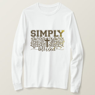 Enkelt välsignad T-Shirt-samling T Shirt