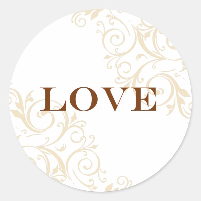 Enkelt virvlar runt klistermärken (Framsida)