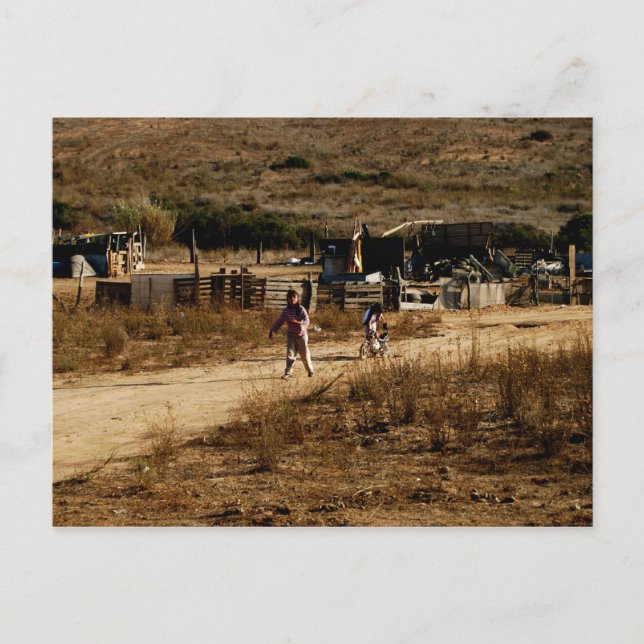 Enkelt visitkort vykort (Framsida)