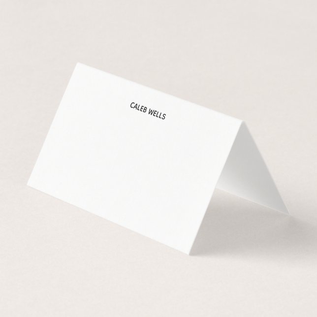 Enkelt vit attraktionskraft för yrket kort (Framsida)