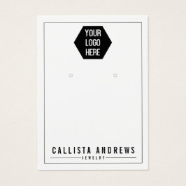 Enkelt, vit, lägg till Visning för avläsning av Lo Visitkort