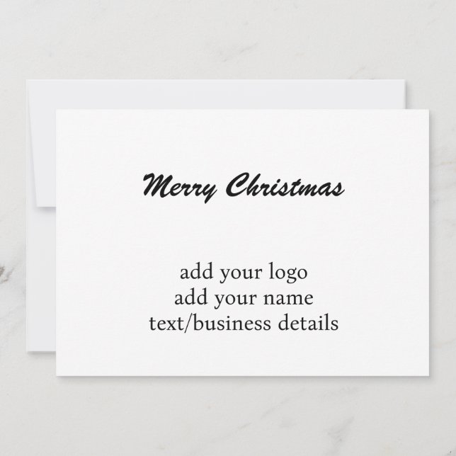 ENKELT VIT TACK FÖR KORTET (Baksida)