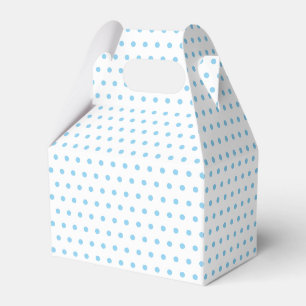 Enkelt vita polkadoter Mönster på Baby blue Presentaskar