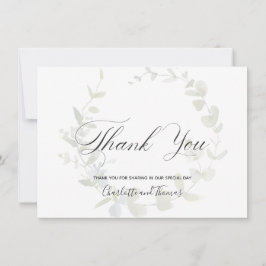 Enkelt WandeGrey Bröllop Tack