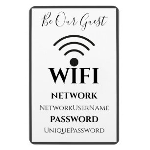Enkelt WiFi-tecken Magnet