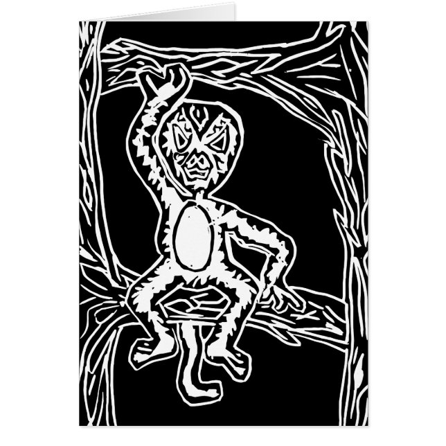 enkelträdsavtryck OBS kort (Framsidan)