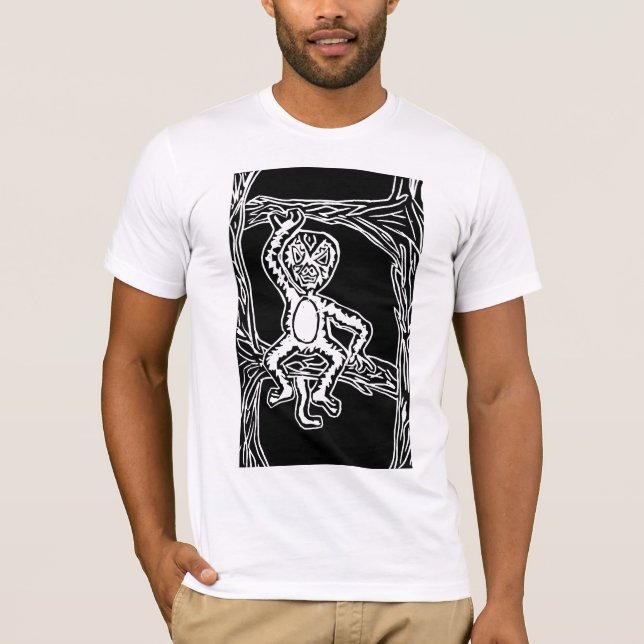 enkelträdsavtryck tee shirt (Framsida)