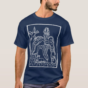 Enki Sumerian Mythology Gud Annunaki Ancient Kung T Shirt