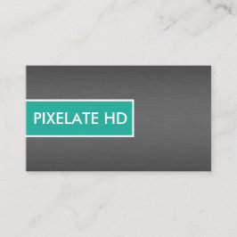 Enkla affärskort av akvarier och borstat titan visitkort