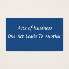 Enkla åtgärder med skindnitetskort visitkort