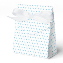 Enkla Baby blue polkadoter Mönster on White