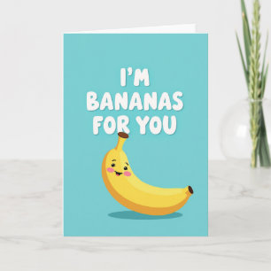 Enkla Bananer För Dig Kort