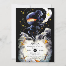 Enkla barn Ninja Birthday