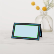 Enkla blå neonplatskort