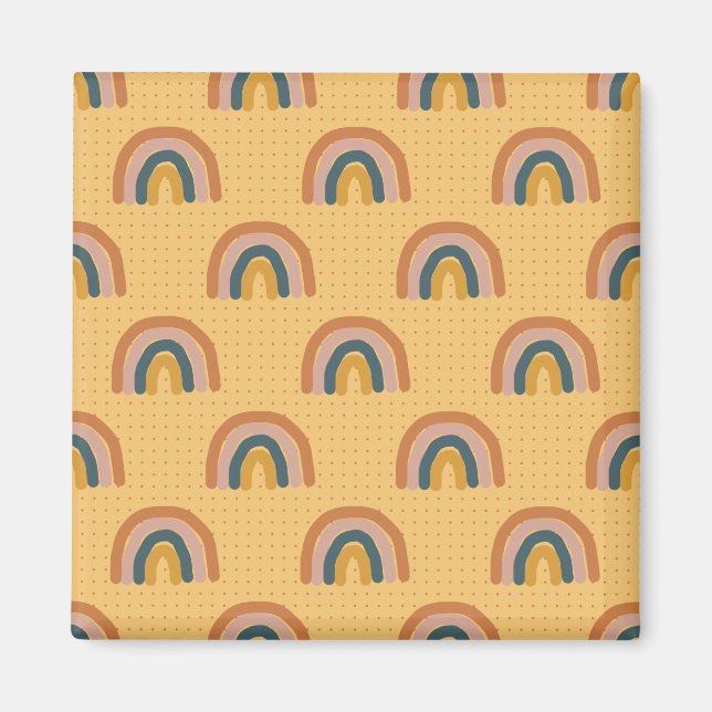 Enkla blomsterton magnet (Framsidan)