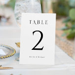 Enkla Bordsnummer i Elegant bröllop<br><div class="desc">Enkelt,  Elegant bröllop-Bordsnummer (Svartvitt) - Dessa enkla bordsnummer och elegant bröllop- har ett serverif-skript för elegant. Byt namn och lägg till en enskild i kundvagnen.</div>