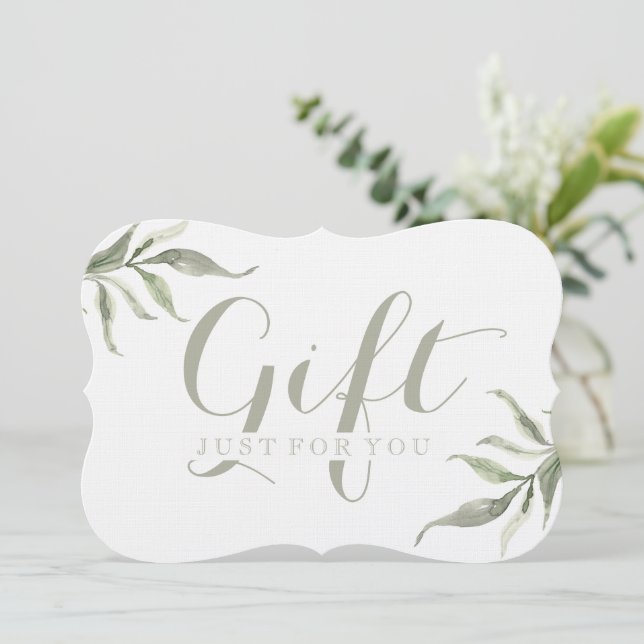 Enkla certifikat för Anpassadet Foliage Gift (Stående Fram)
