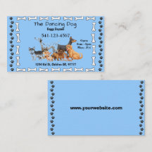 Enkla Doggy Daycare-Affärskort