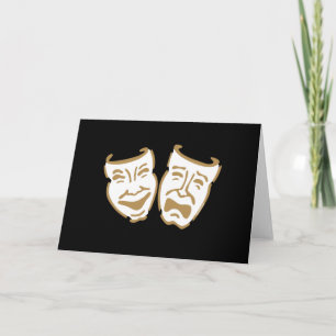 Enkla Drama-masker Kort