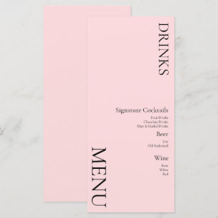 Enkla drinkar Cocktail Vin Bröllop Rosa Meny