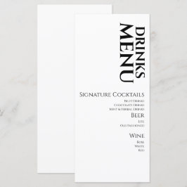 Enkla drinkar Cocktail Vin Bröllopsmeny Meny