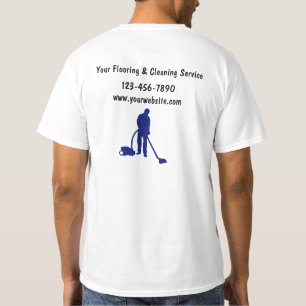 Enkla durk- och lokalvårdarbetsTshirts T Shirt