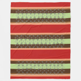 Enkla elegance-hemkoordinater fleecefilt