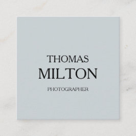 Enkla eleganta Minimalist moderna QR kodifierar Fyrkantigt Visitkort