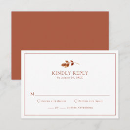 Enkla Eleganta RSVP-kort OSA Kort
