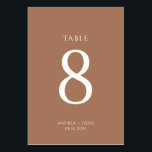 Enkla Färg-foto-Rustic Bröllop Bord-kort Bordsnummer<br><div class="desc">Vi presenterar våra enkla Färg Photo Rustic Bröllop Bord-kort, designade för att lägga till en aning rustisk charm och personalisering till din speciella dag. Dessa kort från bord, som är konstruerade med stor noggrannhet, blandar sömlöst enkelhet med elegans och ser till att de kompletterar alla bröllop-dekorationer. På framsidan hittar du...</div>