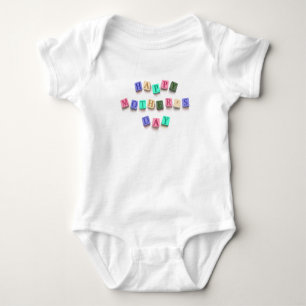 Enkla färgade Mors dag-plattor Kostym T Shirt