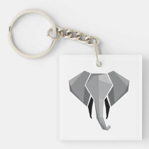 Enkla former Geometrics Elephant Head