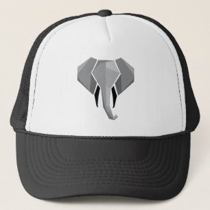 Enkla former Geometrics Elephant Head Keps